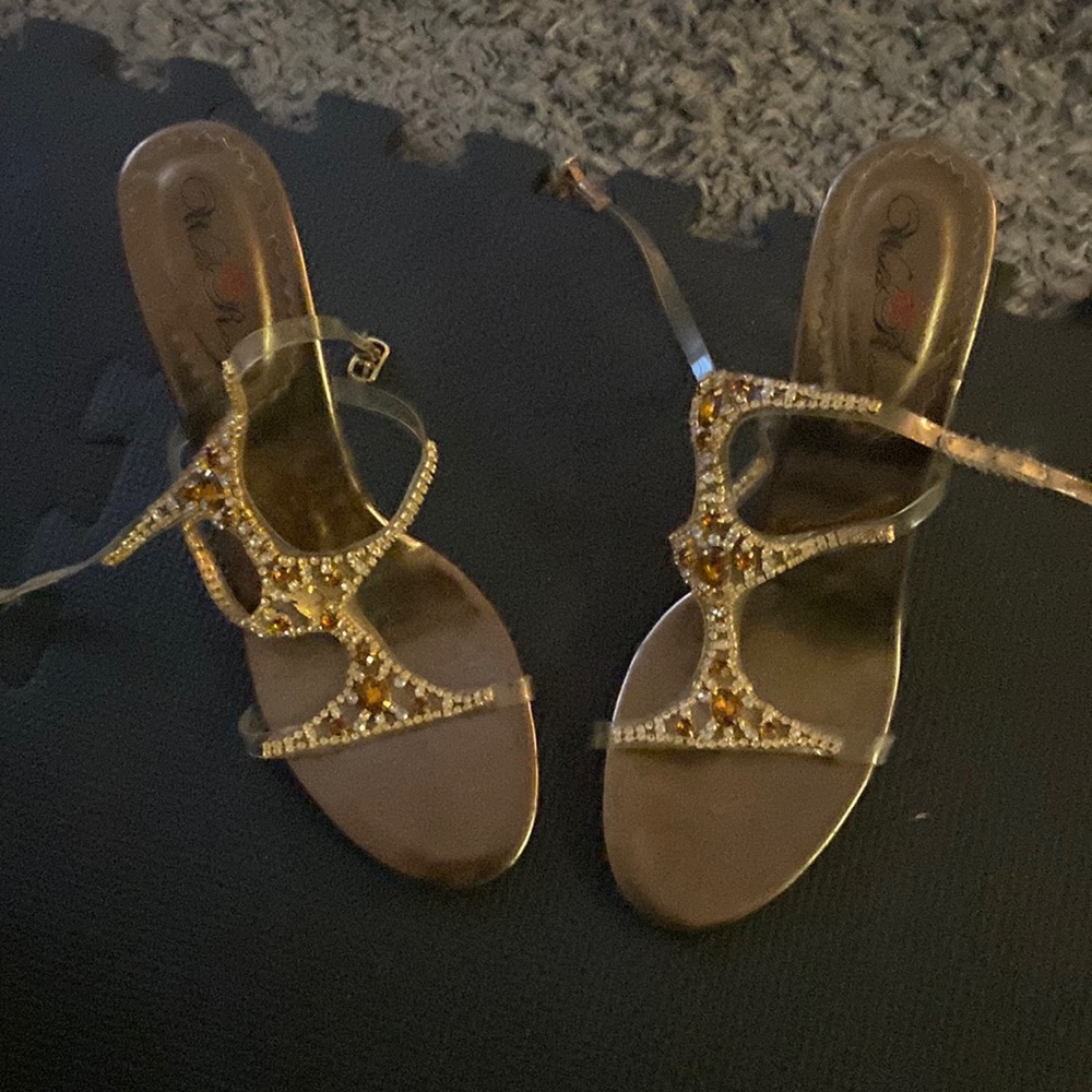 Gold heels